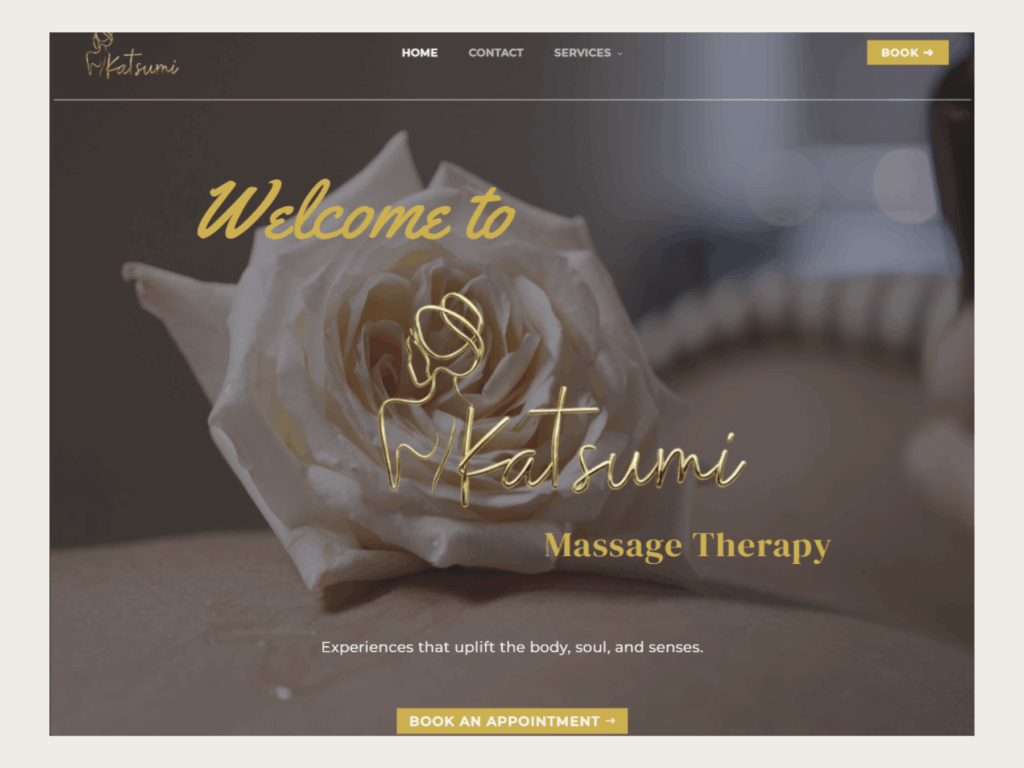 custom website design for small business, branding and web design project